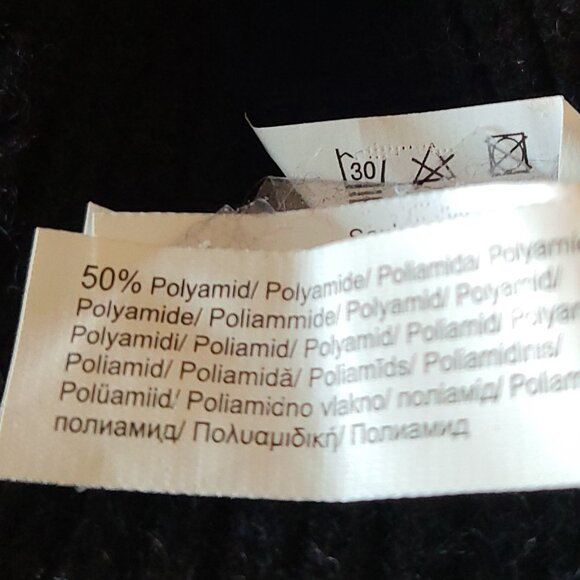 S. OLIVER KNIT CAP BLACK ONE SIZE - Picture 7 of 8